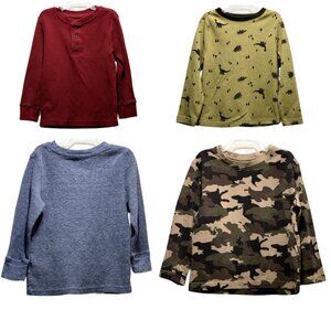 Boy Set of 4 Long Sleeve Tops Size: 2-3Yrs